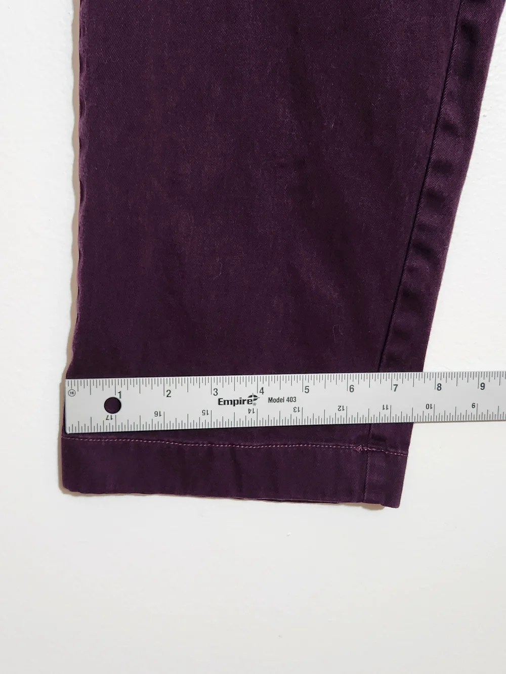 J. Crew Mens Plum Stretch Chino Pants Size 36x32